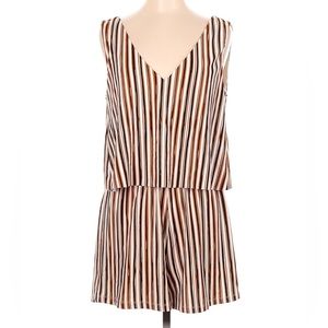 MNG Brown & Gold Stripe Romper
